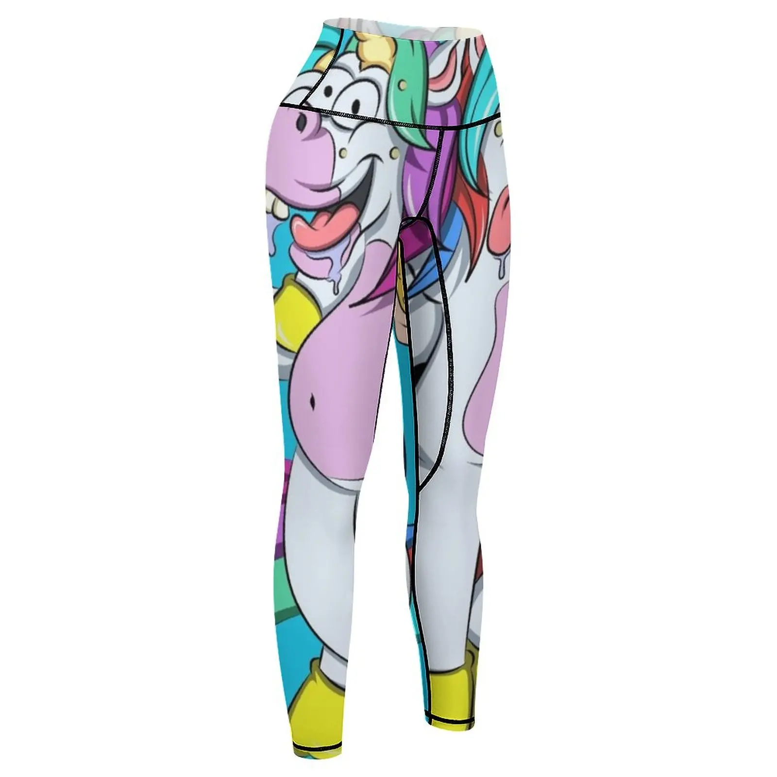 Unicorn Dont worry be drunken Leggings for physical sports tennis for Womens Leggings