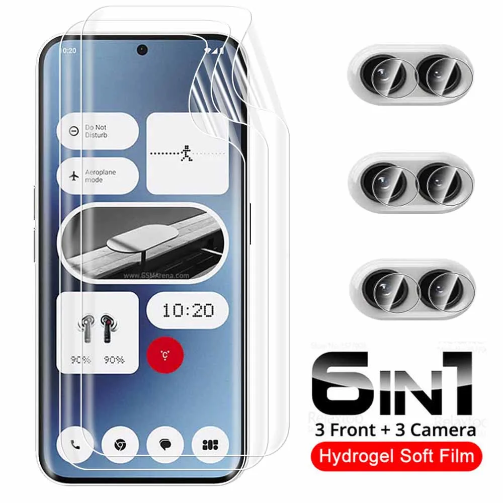 6 In1 Soft Hydrogel Film For Nothing Phone (2A) (2) 2A A 2 Phone2A 5G Camera Protector Notinghphone2A Pellicole Protettive Per Smartphone