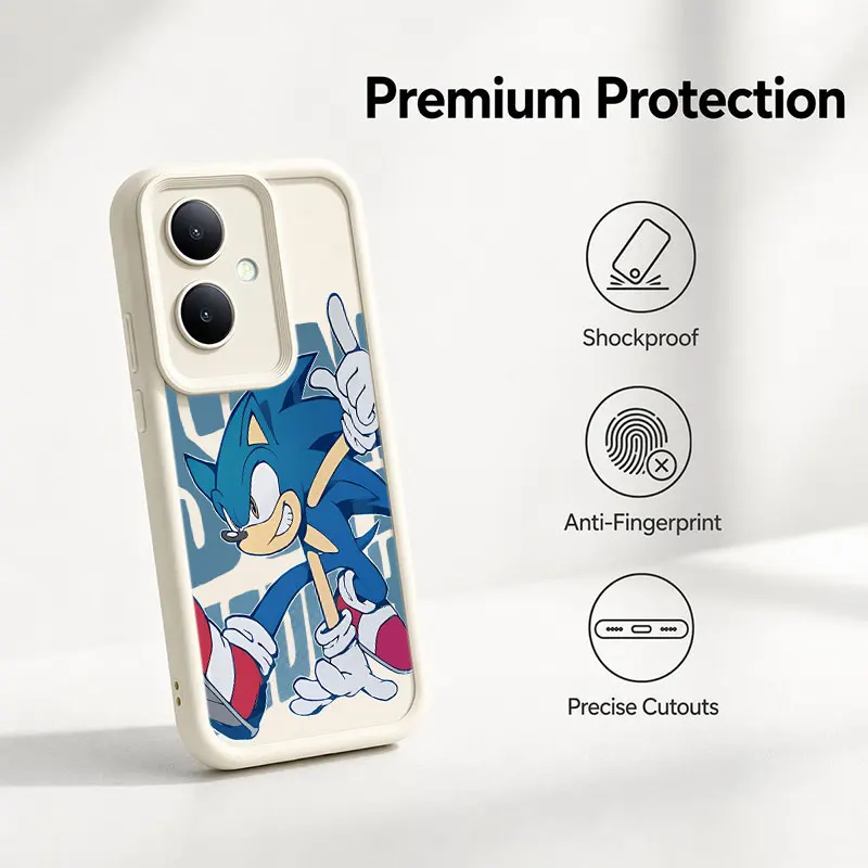 Cartoon Hedgehog Shockproof Phone Case