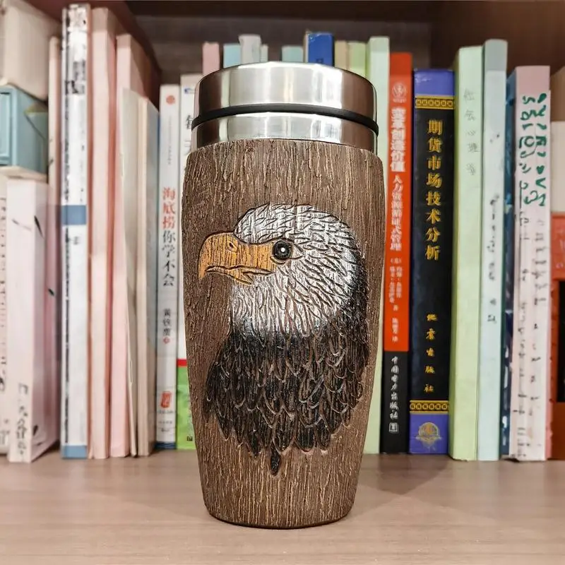 

Изолированная кружка для путешествий с искусственной формочкой из нержавеющей стали