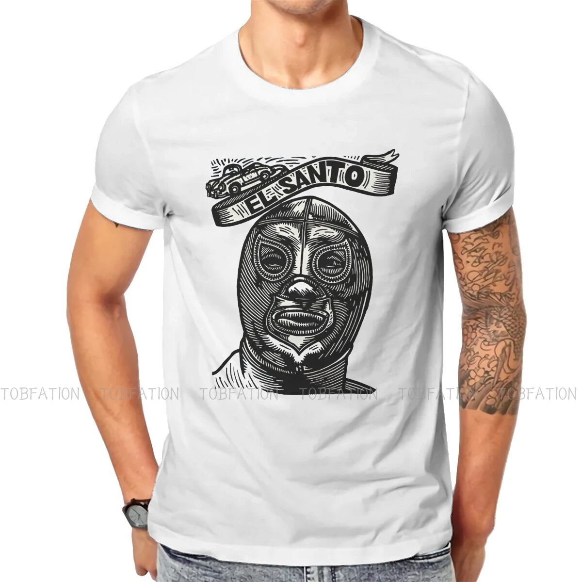 gramática Elemental Guia Camiseta de Lucha Libre para hombre, camisa de El Santo mexicana, Lucha  Libre, moda Harajuku, ropa de calle Hipster| | - AliExpress