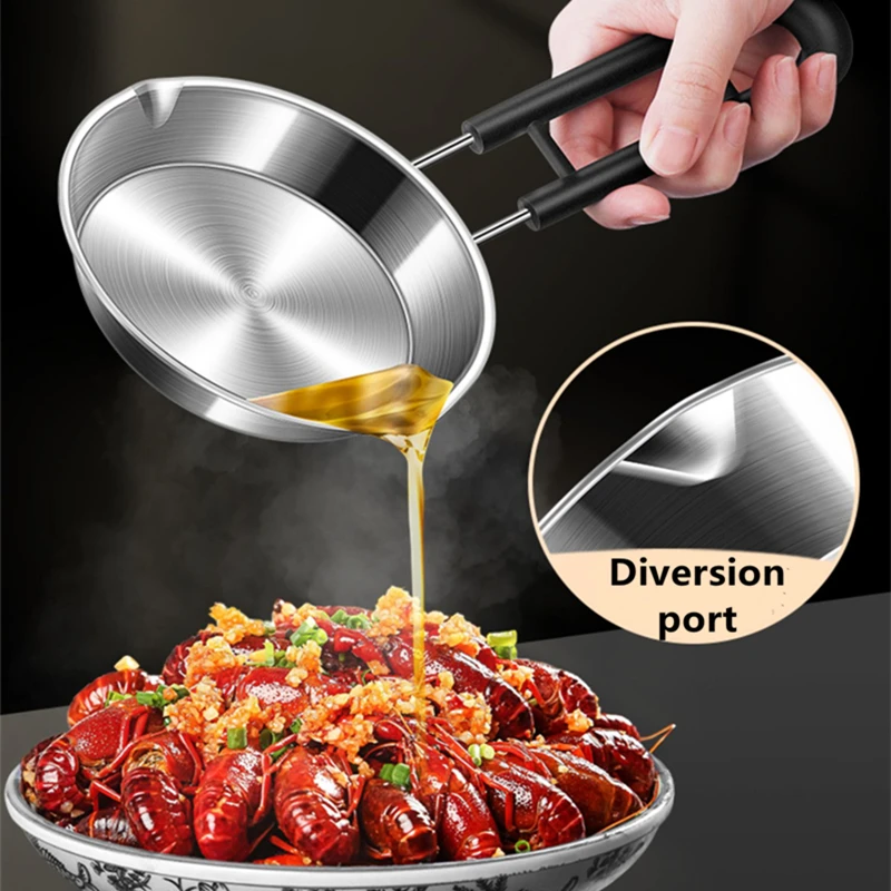 AIWILL 18cm mini frying pan kitchen nonstick pan 316 stainless