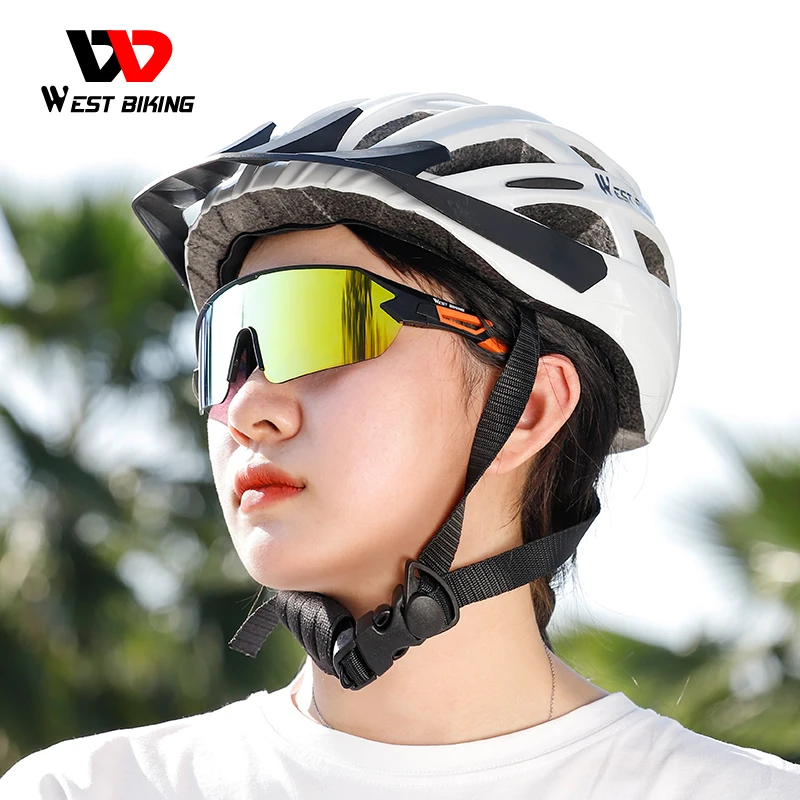 WEST BIKING Cycling Sunglasses UV400 Protection Sports Eyewear Men