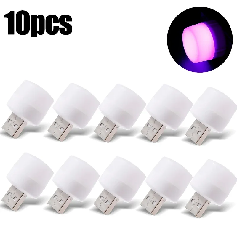 10PCS pink light