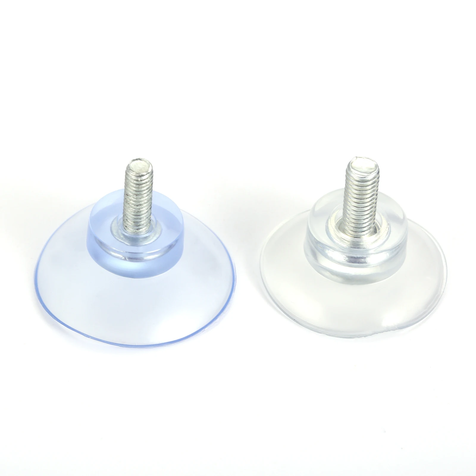 Description Picture 3 of item5 Pcs Transparent PVC Strong Suction Cup Sucker Hooks with M5/M6/M8 Screw Replacement Parts for Glass Table Top Storage Tool