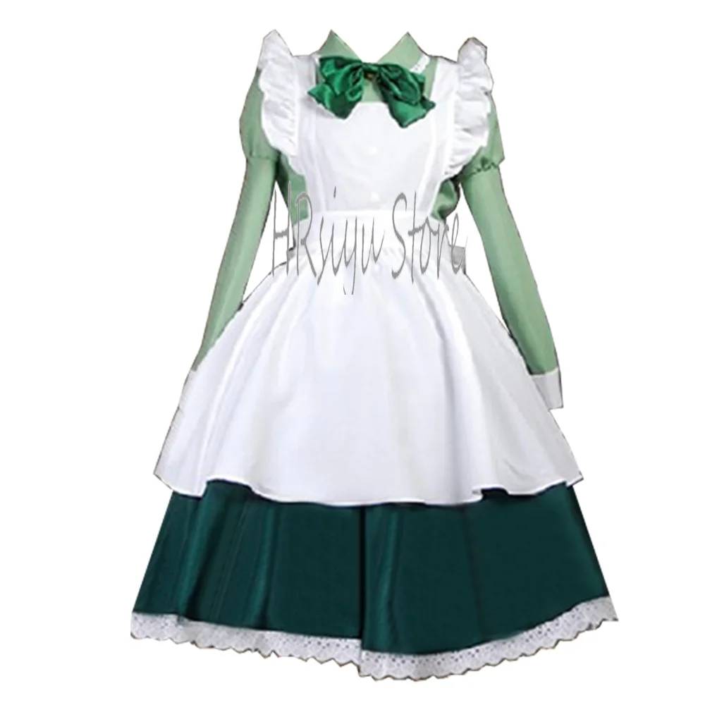 

Женский костюм для косплея аниме Hetalia Венгрия зеленая горничная Платье Белый фартук для Хэллоуина Костюм для вечеринки