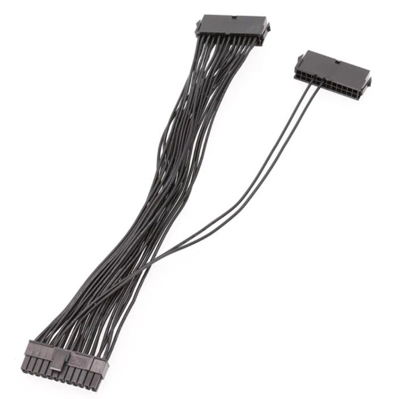 

10 шт. 20 + 4 24Pin источник питания синхронизация стартер ATX горный блок питания шнур двойной PSU кабель удлинитель для графического процессора Майнер