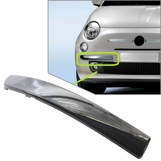 フィアット500 フロントバンパーモール フィアット500 2007-2015用フロントバンパーモールディング FIAT 純正