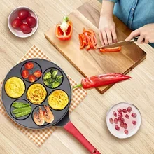 7 Cup Pancake Pan Nonstick Breakfast Griddle Dinosaur Animals Waffle Maker Pancake Mold Pan for Kids Egg Omelet Crepe Frying