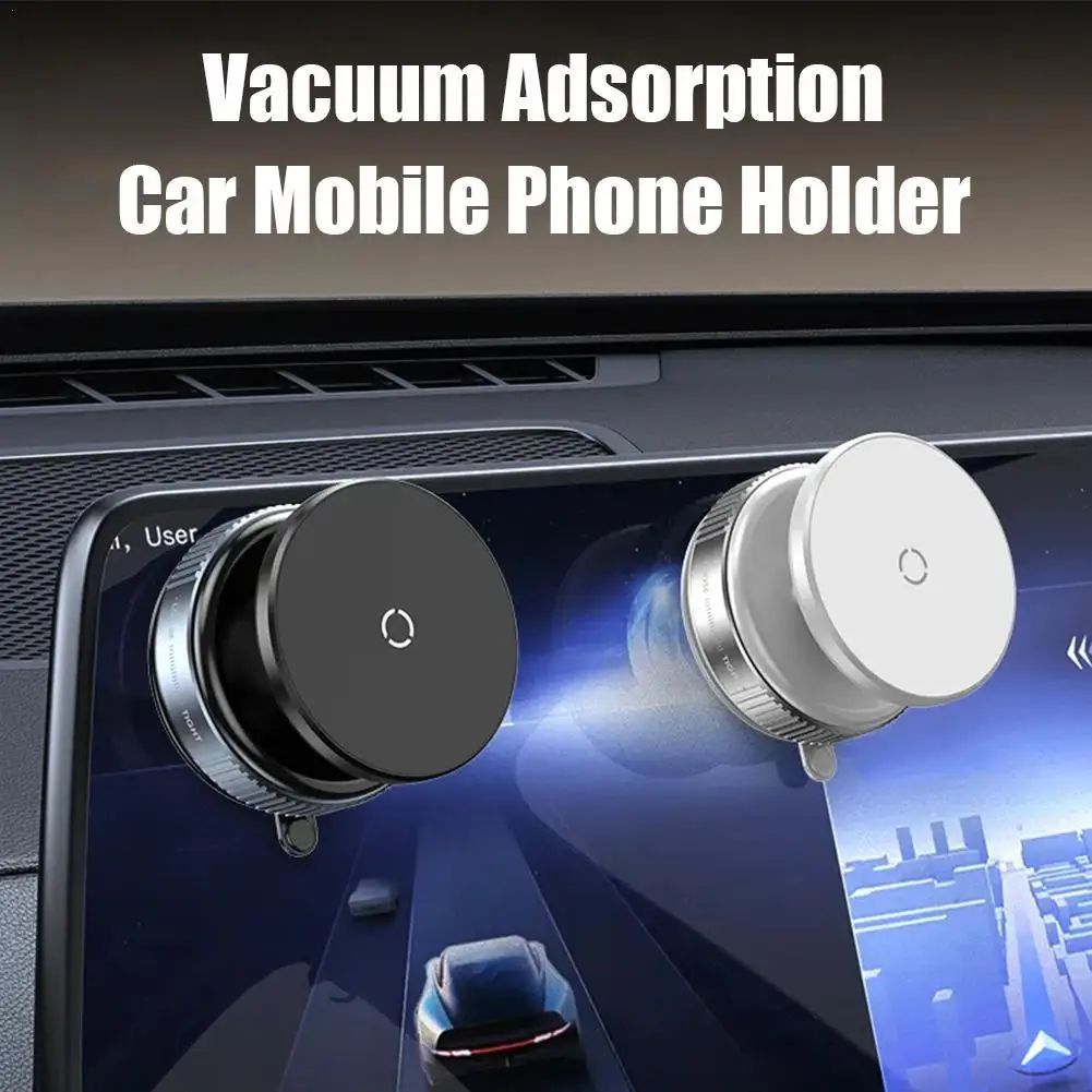 Magnetic Car Phone Holder Vacuum Suction Cup Stable Bracket