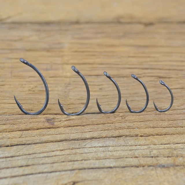 Hirisi Coating High Carbon Stainless Steel Barbed Hooks Carp Fishing Hooks Pack