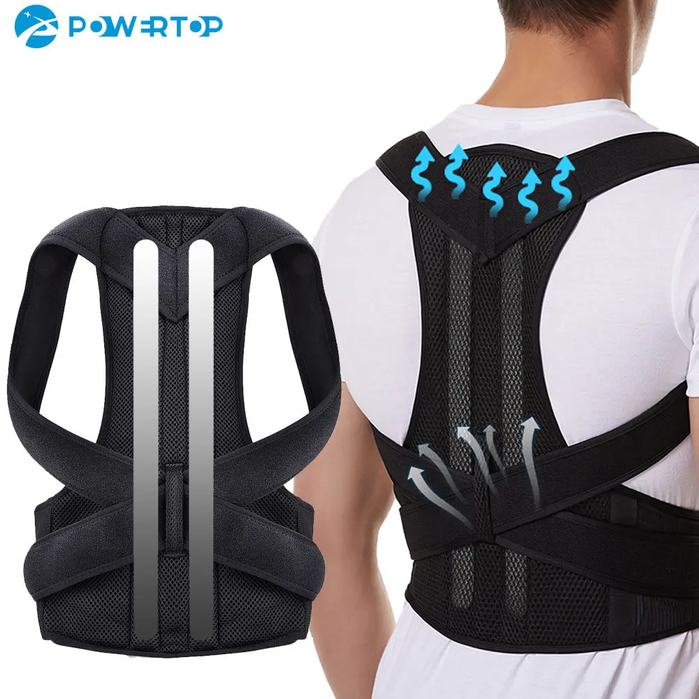 PostureCorrectorforMenandWomenBackPostureBraceClavicleSupport