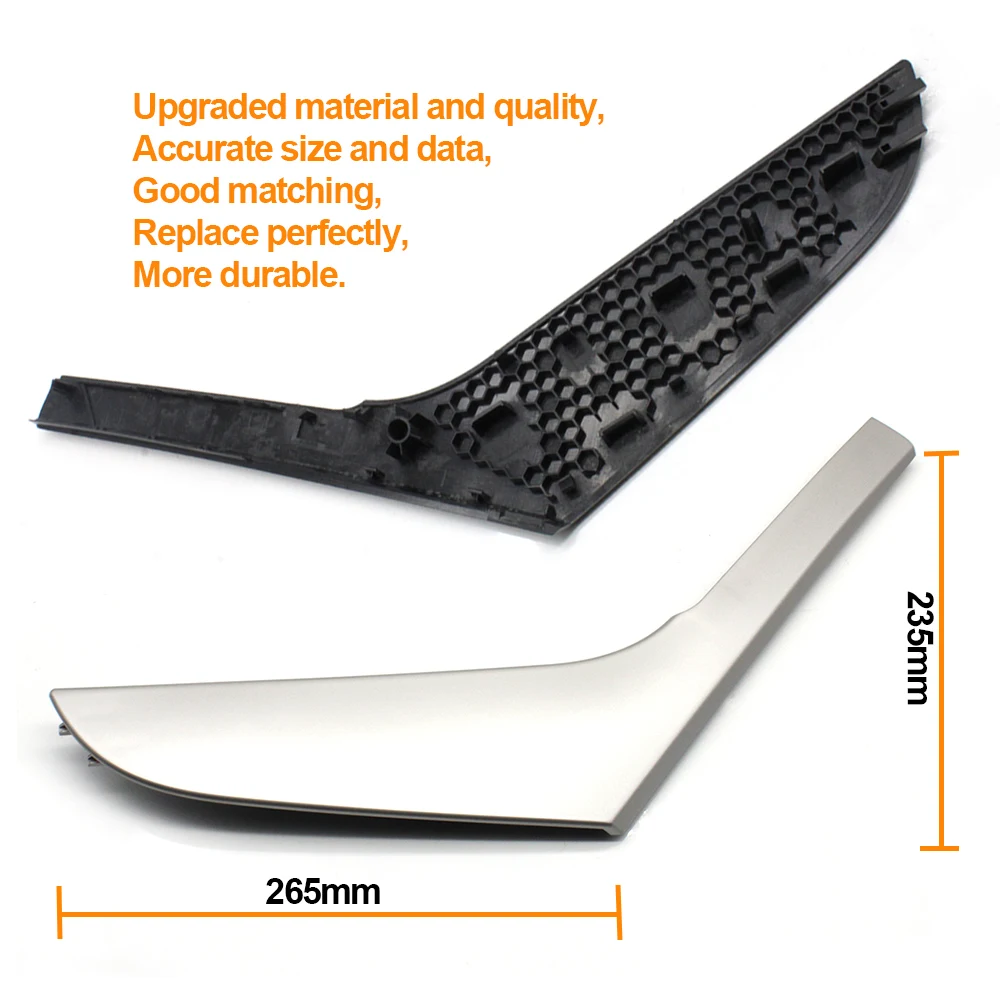 Car Interior Accessories Door Handle Cover Panel Trim Replacement For Volkswagen VW Golf 6 GTI MK6 2009 2010 2011 2012 2013 2014 3