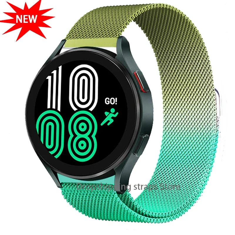 Elegant Milanese Magnetic Watch Strap, 22mm/20mm - Premium Mesh Band