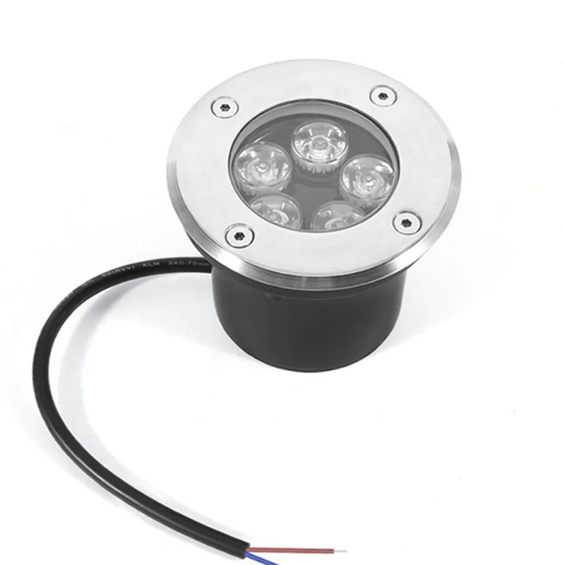 IP68 DC12V AC220V 110V 3W 5W 10W Waterproof LED Underground Light Outdoor Ground Garden Path Floor Buried Yard Spot Landscape garden decoration lamps