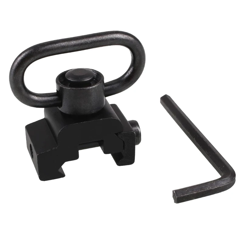 

11UE Sling Swivel Mount for 2 Point Traditional Sling, Push Button Sling Swivel Quick Release Sling Swivel