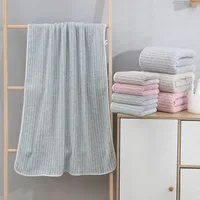 Quick-Drying Towel Coral Fleece Towels Bath Towels Thickened Absorbent for Swimming Pool Sports Fitness Gift Towels 5