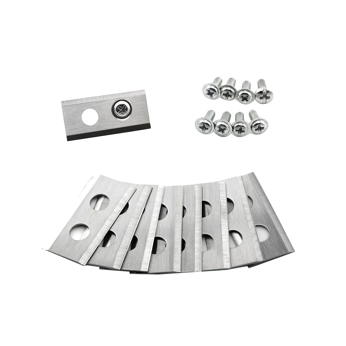 30Pcs Lawn Robot Blade Lawn Mover Lama Di Ricambio Per Worx Landroid Automatic Moving Machine Essential Silver