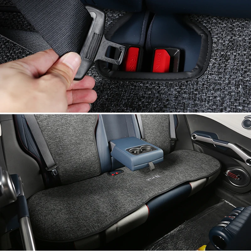 For BYD ATTO 3 EV 2022 Four Seasons Car Seat Cover Breathable Ice Silk Car Seat Cushion Protector Pad Front Fit for Most Cars