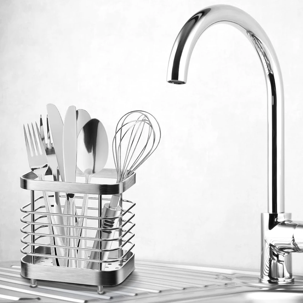 Stainless Steel Kitchen Counter Utensil Organizer