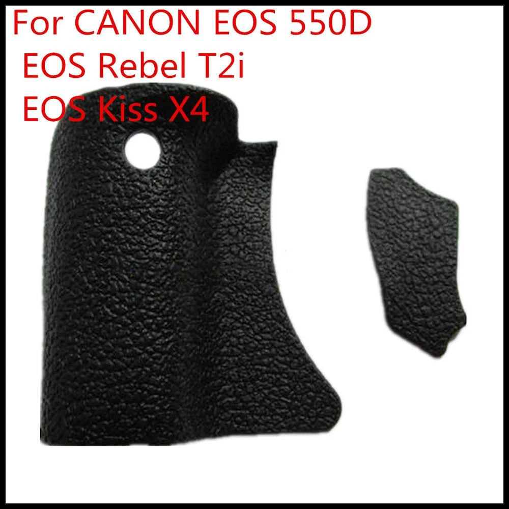 NEW Main Front Right Rubber Grip For CANON EOS 550D Rebel T2I KISS X4 Digital Camera Repair Part + Tape