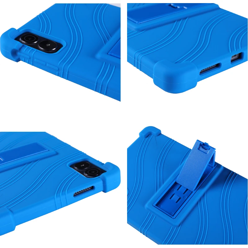 Kids-Friendly Gaming Tablet Case - 8.8 Soft Silicone Protective Cover with Adjustable Kickstand