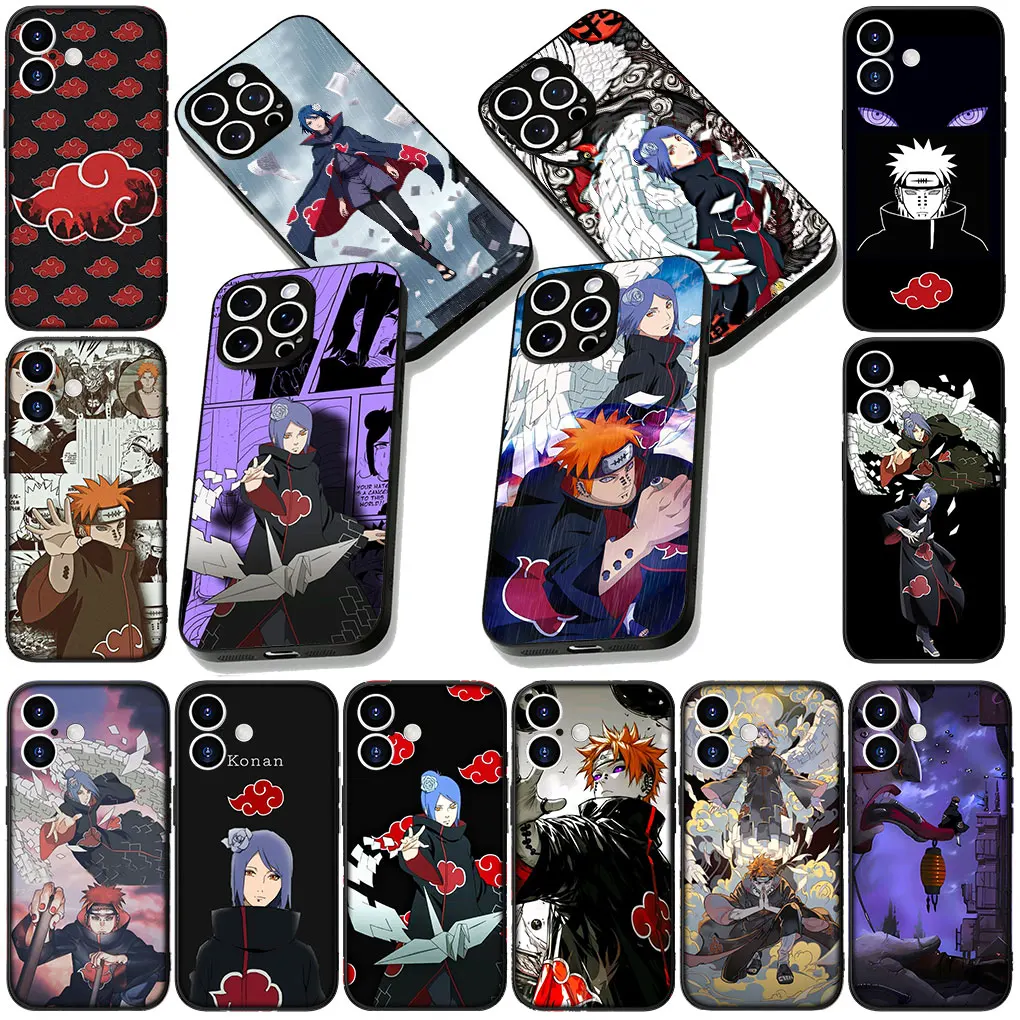 Konan and Pain Akatsuki Soft Phone Case Cover