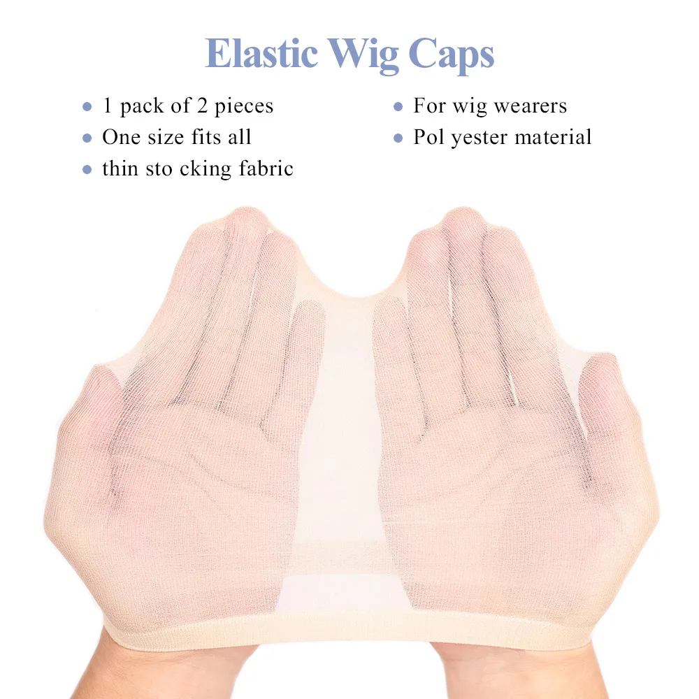 Wig Caps Hair Nets Weave Hairnets Cheap Hair New Stocking Cap For Wigs Net For Wigs Bald Cap Wig Stretchy 2 Pcs/(one pack) wig caps hair nets
