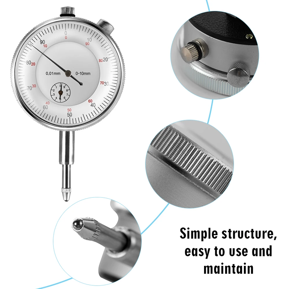 Dial indicator gauge,dial indicator holder,dial indicator Dial Indicator Magnetic Holder Dial Bore Gauge Magnetic Stand Base Micrometer Measure Tools Hour Type Indicator Comparator Watch