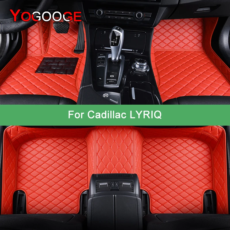 

Автомобильные коврики YOGOOGE на заказ для Cadillac LYRIQ, автомобильные коврики, аксессуары для ног