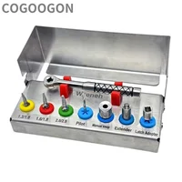 1SET Dental Implant Removal Kit Bone Expander SOS Set Remove Broken Fixture Ratchet Wrench Implant Kit 1