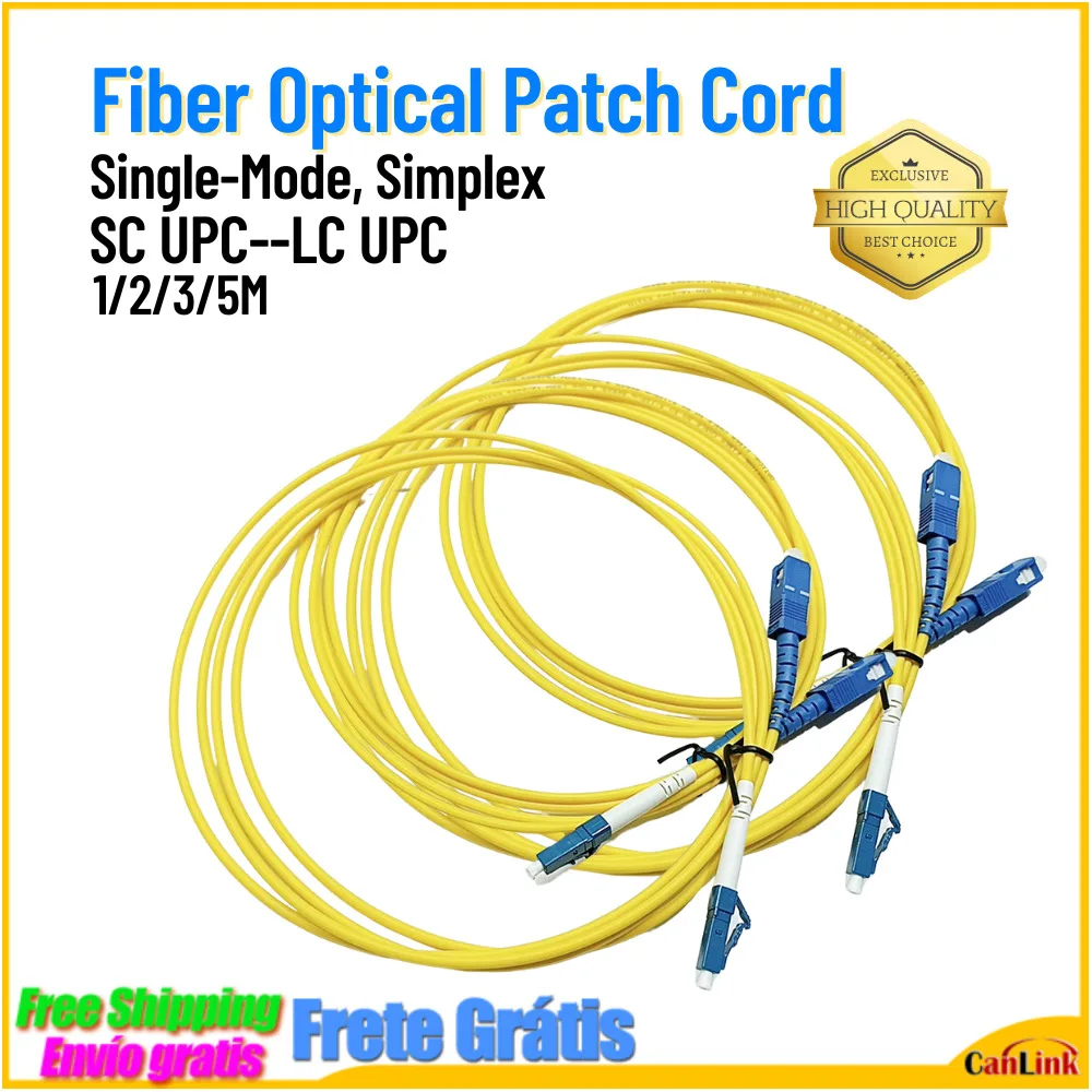 10pcs-lot-Simplex-SC-UPC-LC-UPC-Fiber-Optic-Patch-Cord-Cable-1m-2m-3m ...
