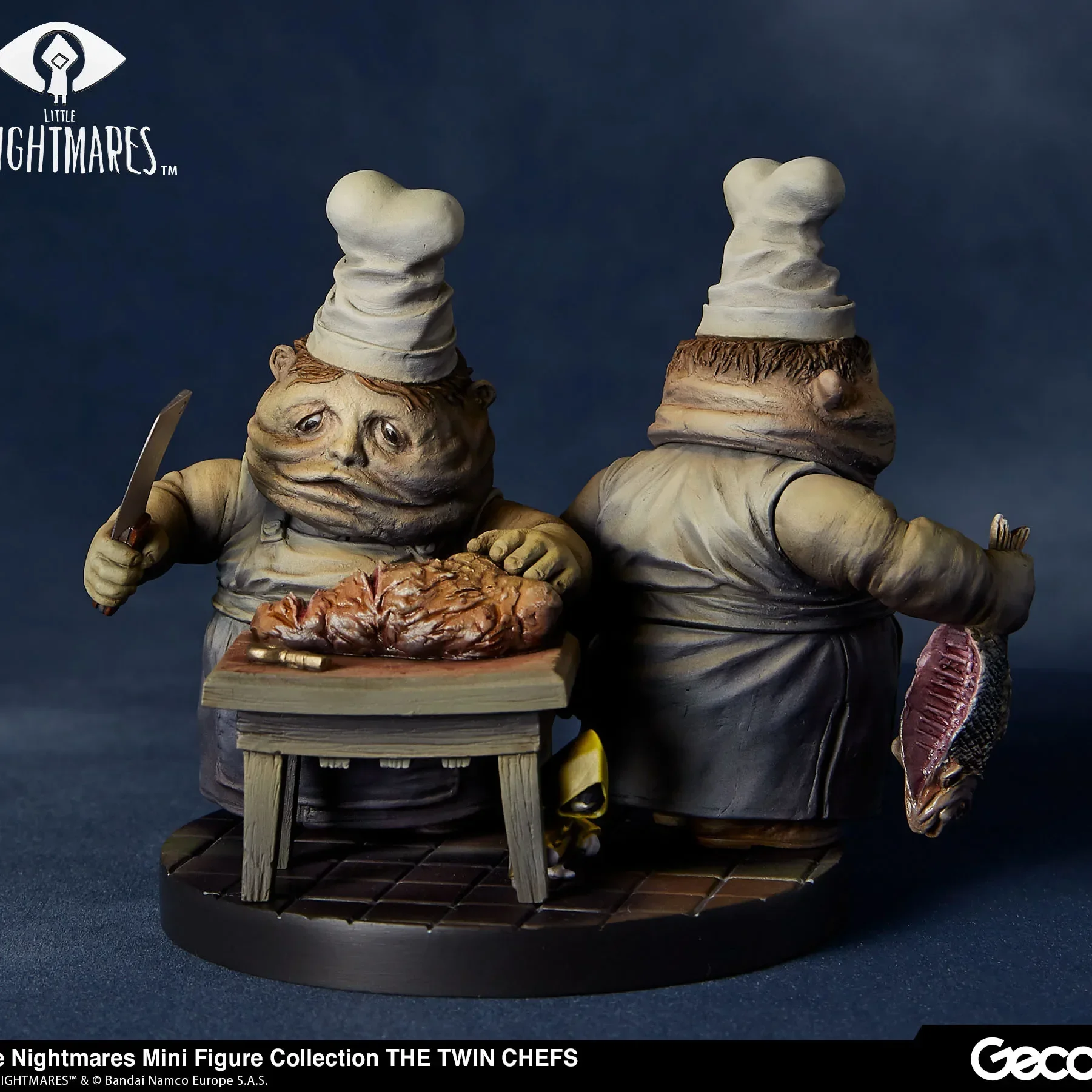 

【In Stock】LCFUN Original Genuine Little Nightmares The Twin Chefs Anime Figure 75mm PVC Mini Model Periphery Collection Ornament