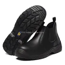  Anti-spark Safety Shoes Men's Anti-smash Puncture Proof Steel Toe Shoes Male Construction Work Shoes Protective Work Safety Boot 