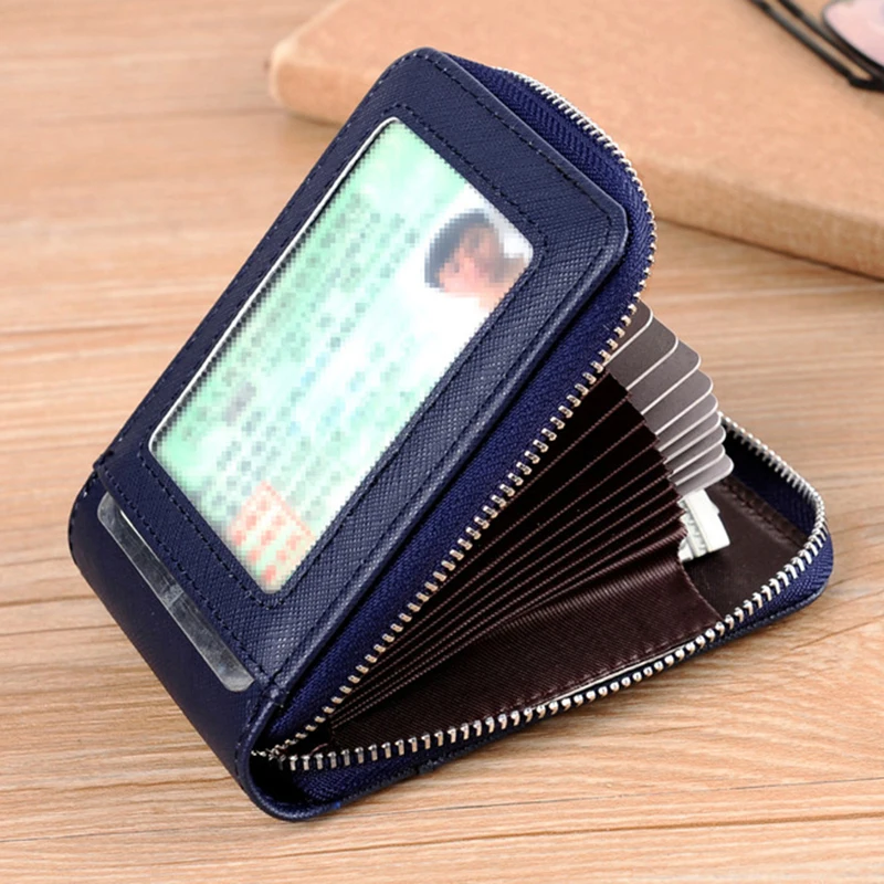 Luxury PU Leather RFID Wallet – Elegant Cardholder