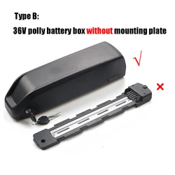 Scatola per batteria vuota di ebike con tubo inferiore potenziato - 36V/48V/52V