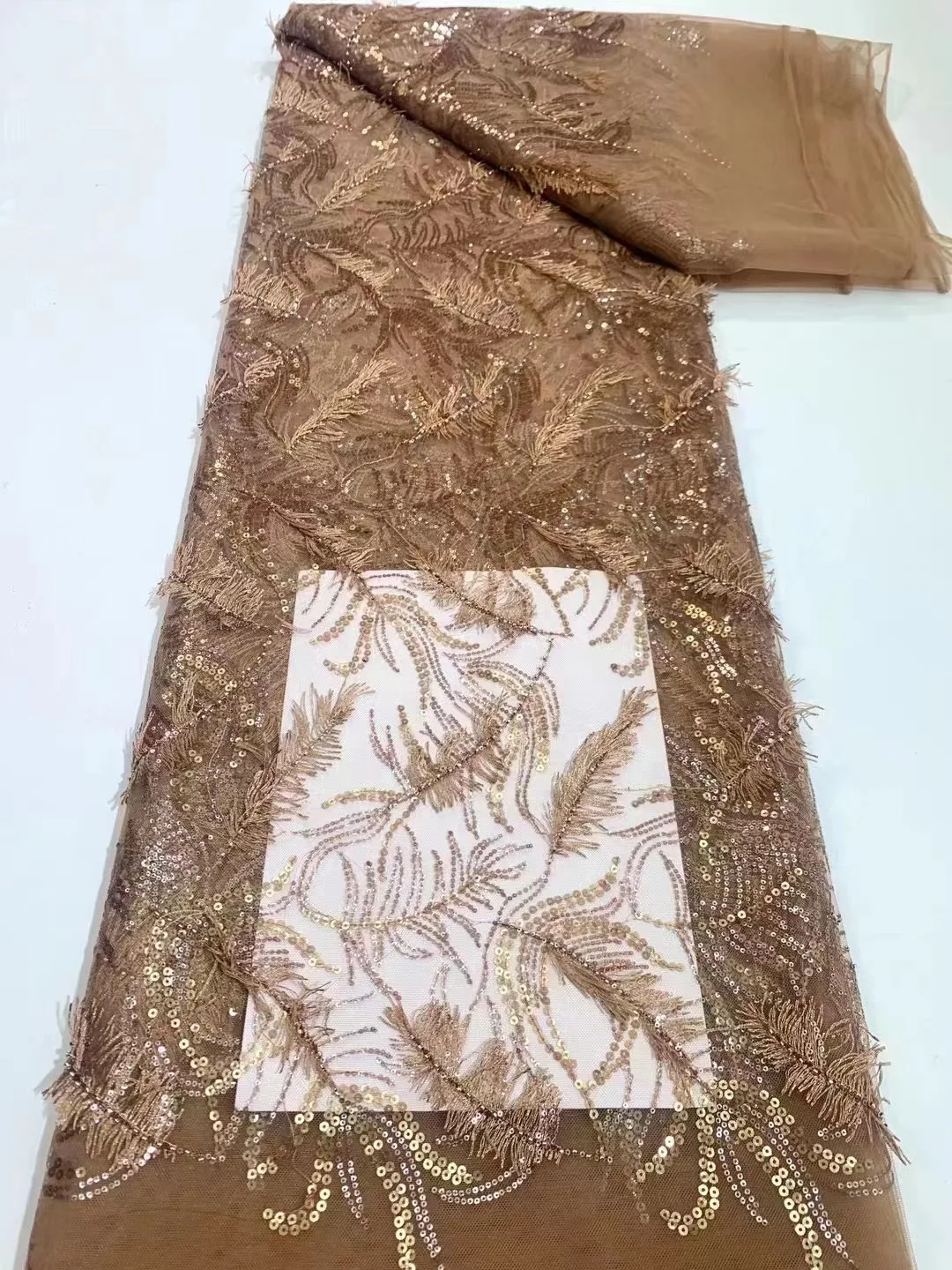 

Африканская кружевная ткань 2023 золото Высокое качество модная Нигерия блестки вышитая французская Тюль кружевная ткань для нигерийской свадьбы