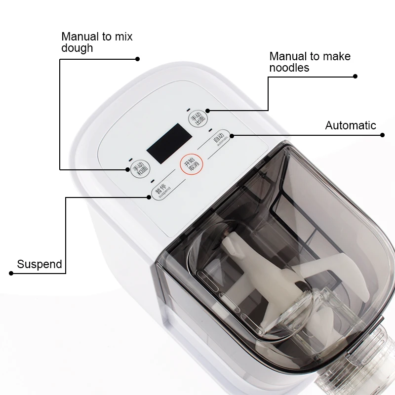 Multifunctional Electric Noodle Making Pressing Machine Dumpling Pasta Maker Roller Spaghetti Noodles Cutter Dough Blender Mixer