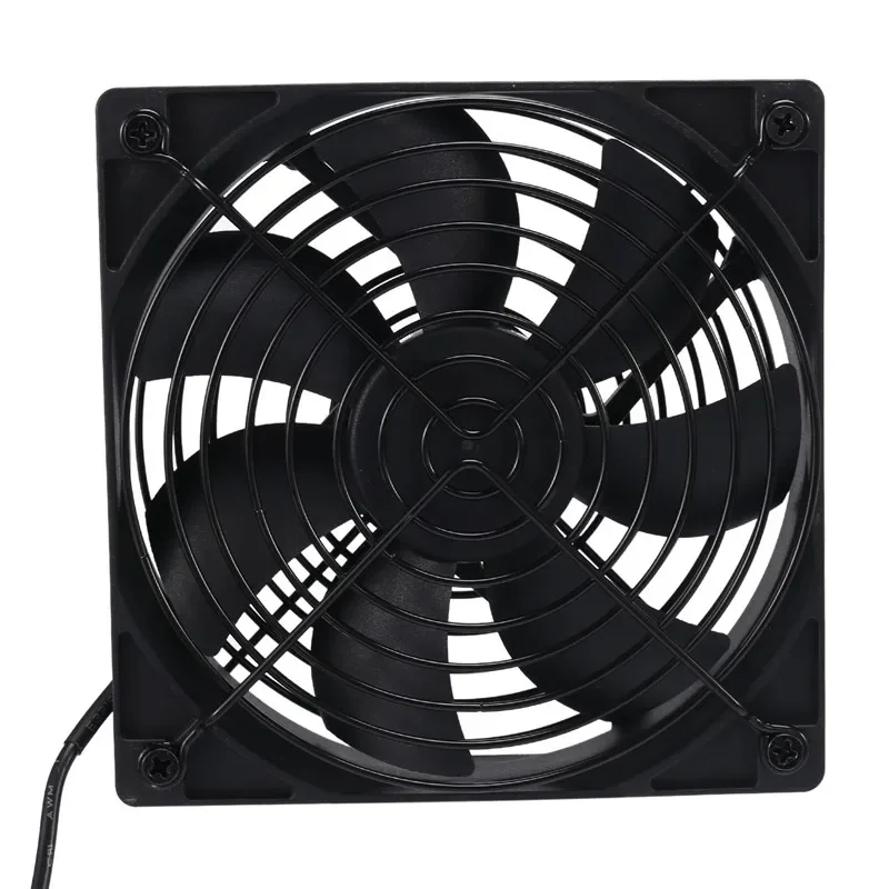 120Mm 5V USB Powered PC Router Fans With Speed Controller High Airflow Cooling Fan For Router Modem Receiver 4