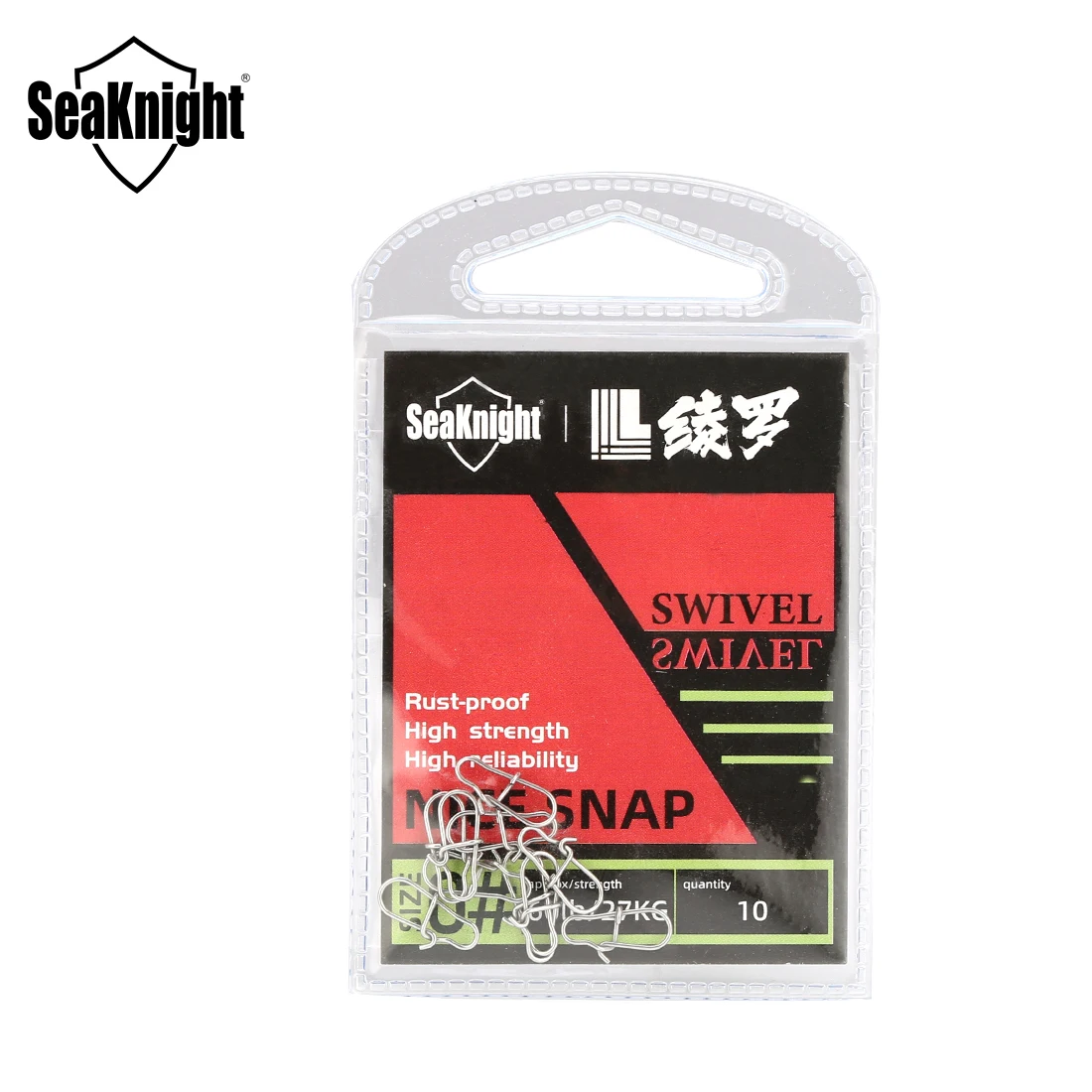 50PC Fishing Accessories SeaKnight Stainless Steel Fishing Connector 0# 1# 2# Strong Drag 27 38 45KG 13 15 17mm Tool Snap
