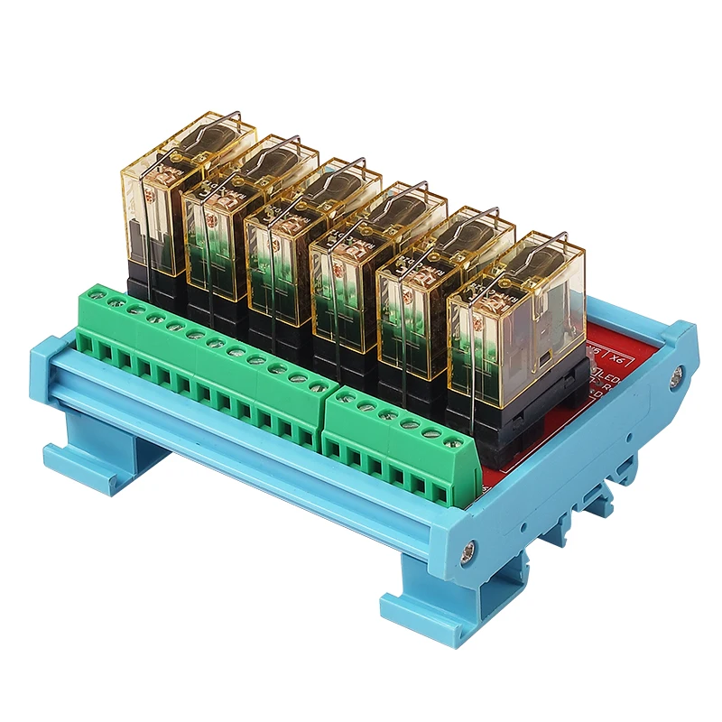 

6 Channels 1NO 1NC Relay Module 250VAC 50/60HZ 12A Electromagnetic Relays Relays for PLC
