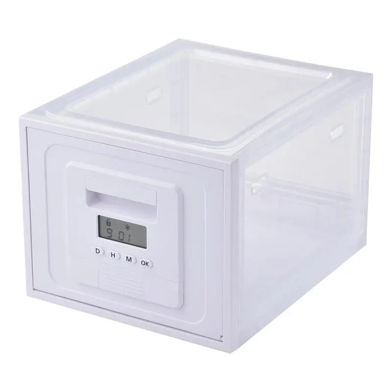 Transparent Digital Lock Box for Safe Storage