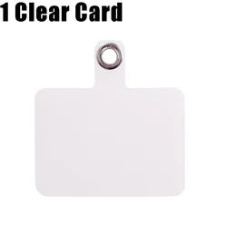 Universal Anti-Theft Phone Lanyard Tether with Stretchy Wrist Strap and Case Anchor (Only 1 Clear Card)