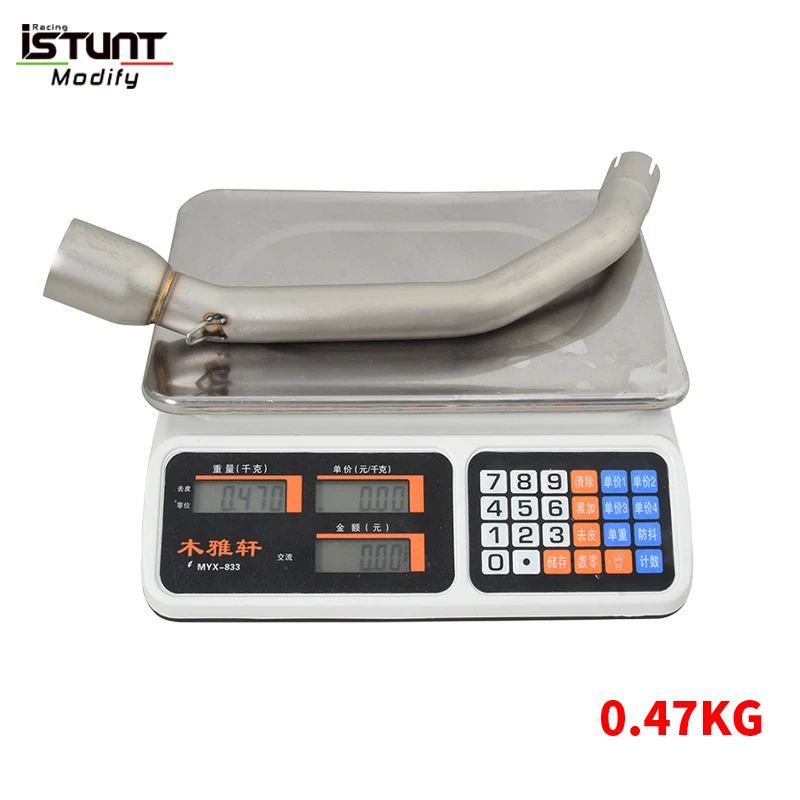 Slip On For Voge 350 AC 350AC 2023 Motorcycle Exhaust Escape Moto Systems Modified Middle Link Pipe Connect 50.8Mm Muffler - Image 2