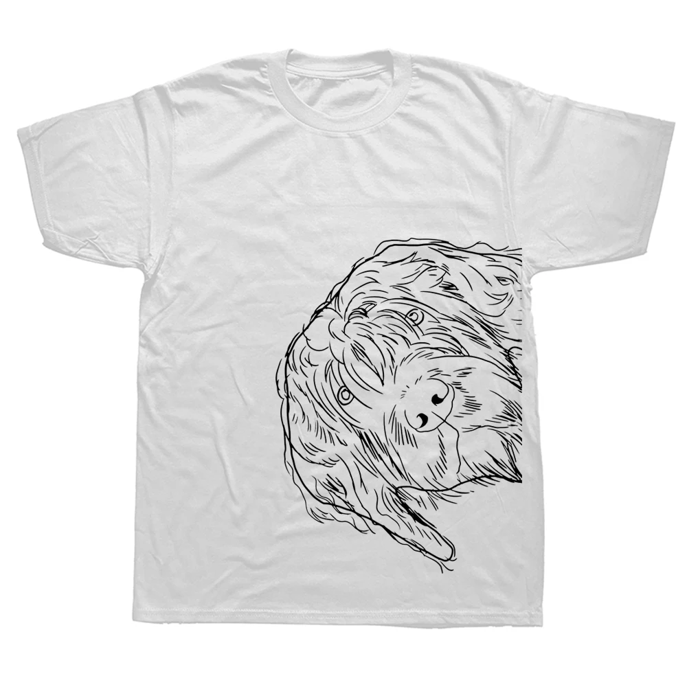 Wirehaired Pointi Griffon Dog T Shirts Graphic Streetwear Short Sleeve Birthday Gifts Summer Style T-shirt Mens_voghion.com