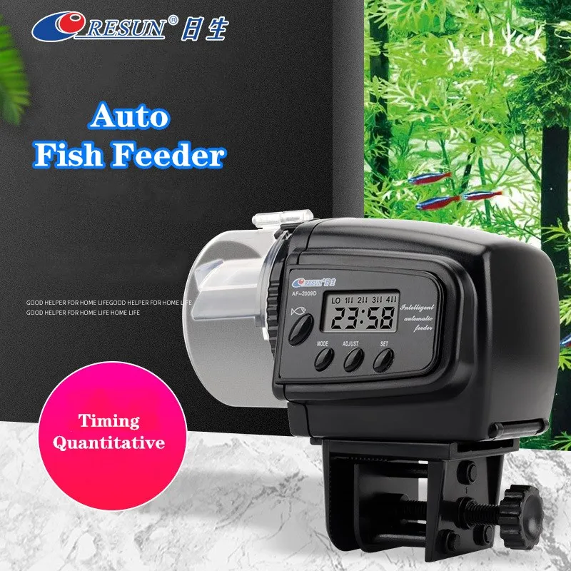 Aquarium Automatic Fish Tank Feeder Intelligent Timing Feeder Fish Food
