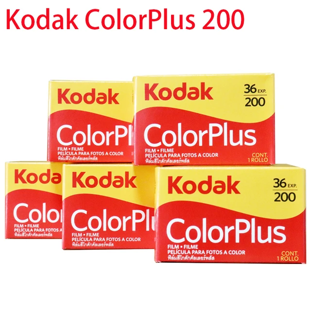 Film Kodak ColorPlus 200 35mm - 5 rouleaux de 36 expositions