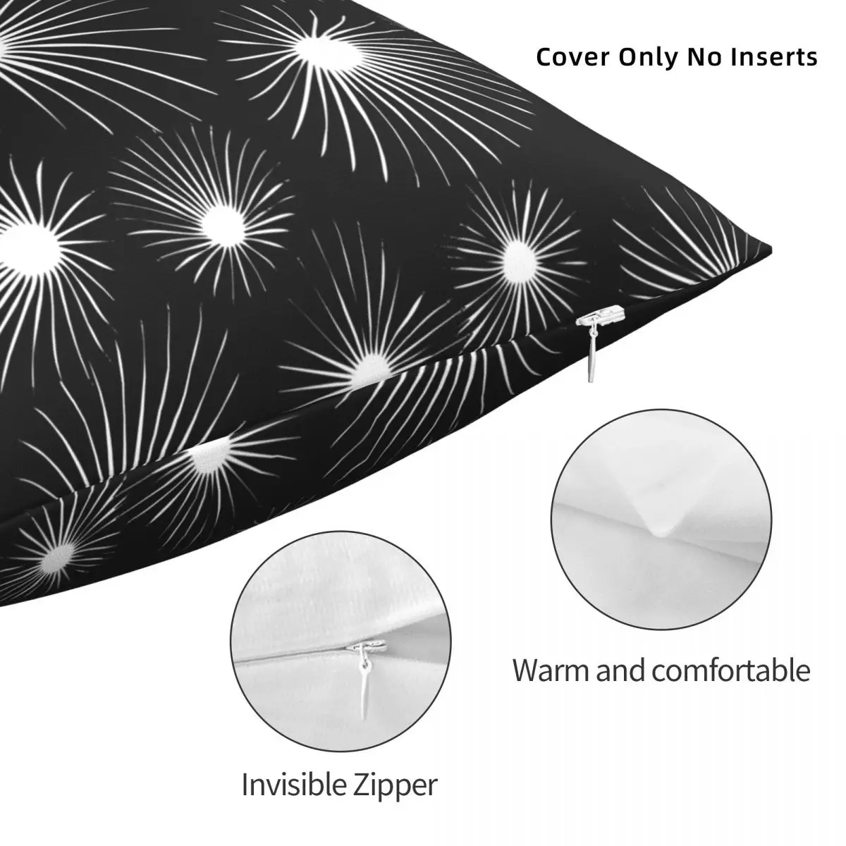 Рисунок 5 - Квадратная наволочка в виде фейерверка