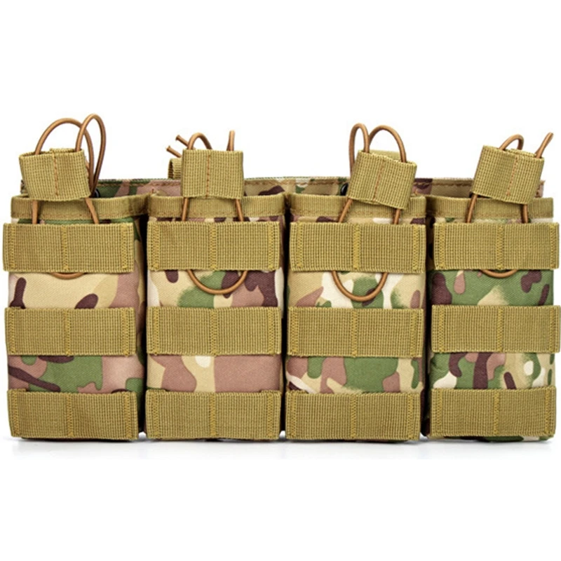 

Tactical Open-Top Magazine Pouch Rifle Pistol Magazine Bag Hunting M4 Single/Double/Triple Molle Mag Holder for Vest Backpack