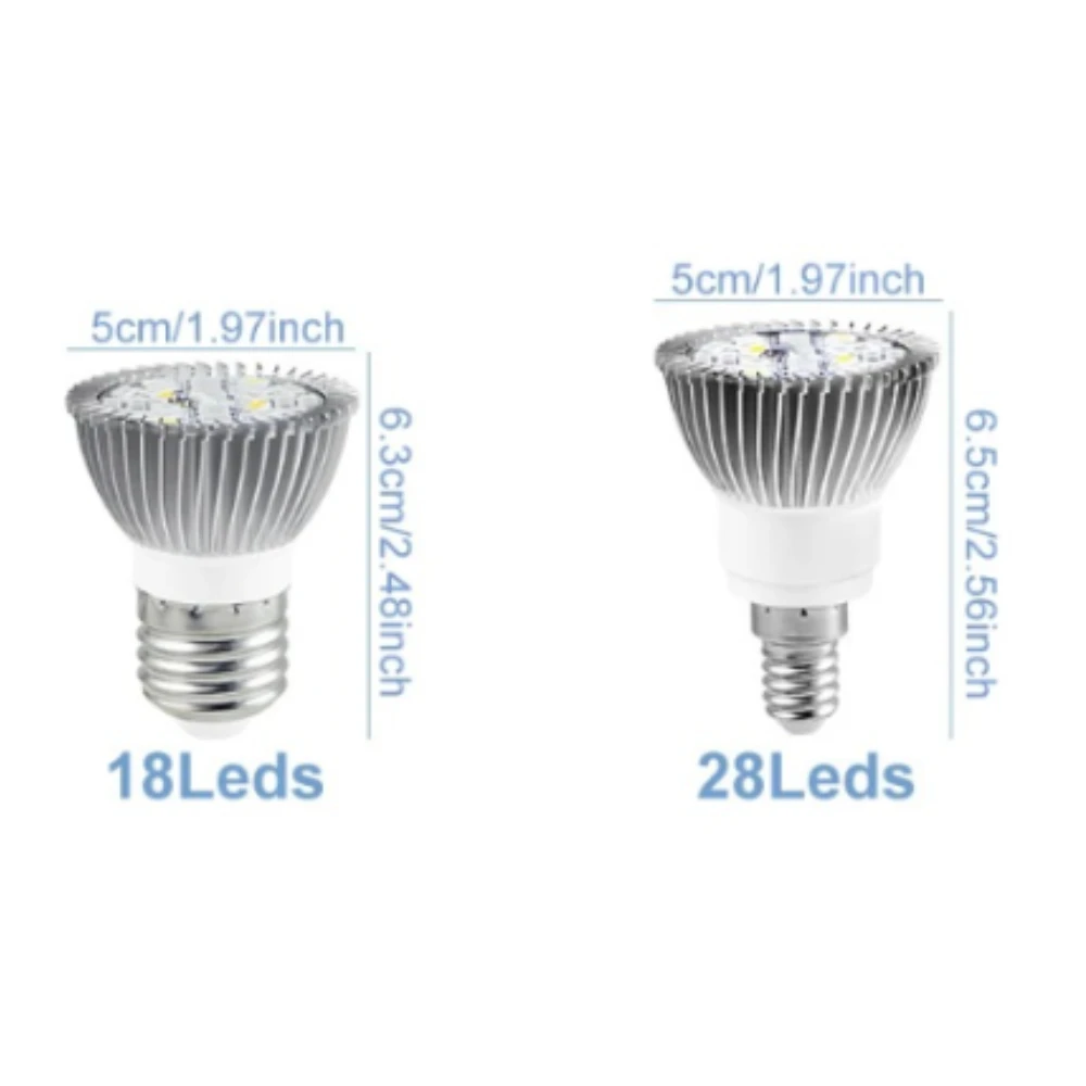Full Spectrum 28W LED Grow Light Bulb